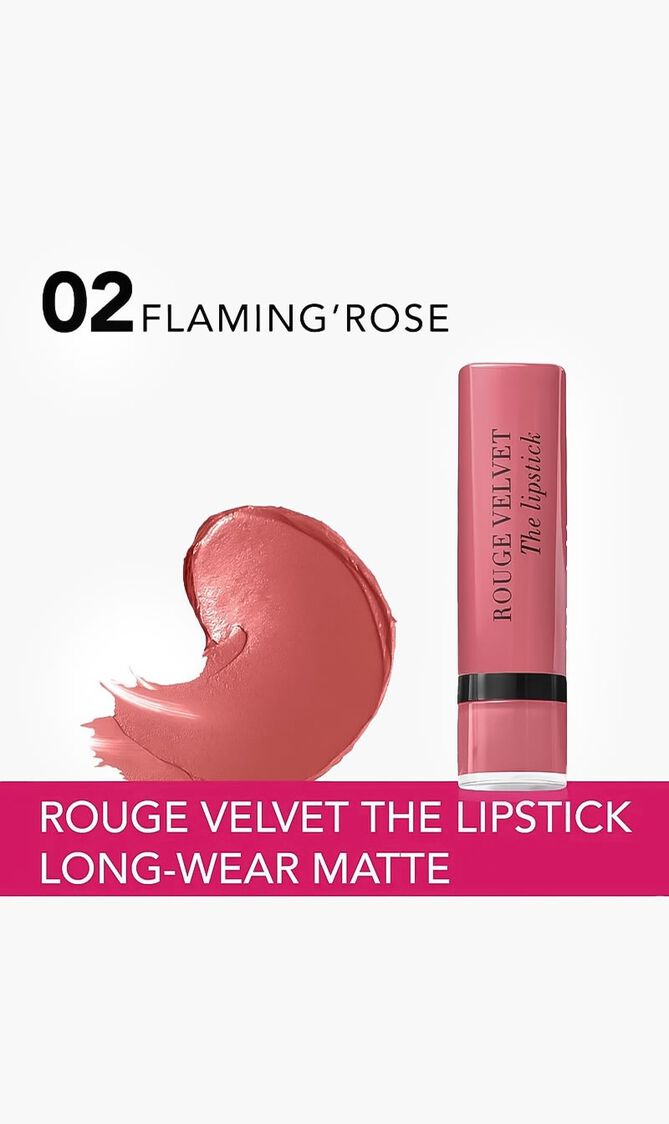 Rouge Velvet The Lipstick, 02 Flaming Rose