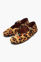 Meadow Leopard Mary Janes