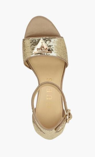 Setong 6 Sequins Platform Sandals