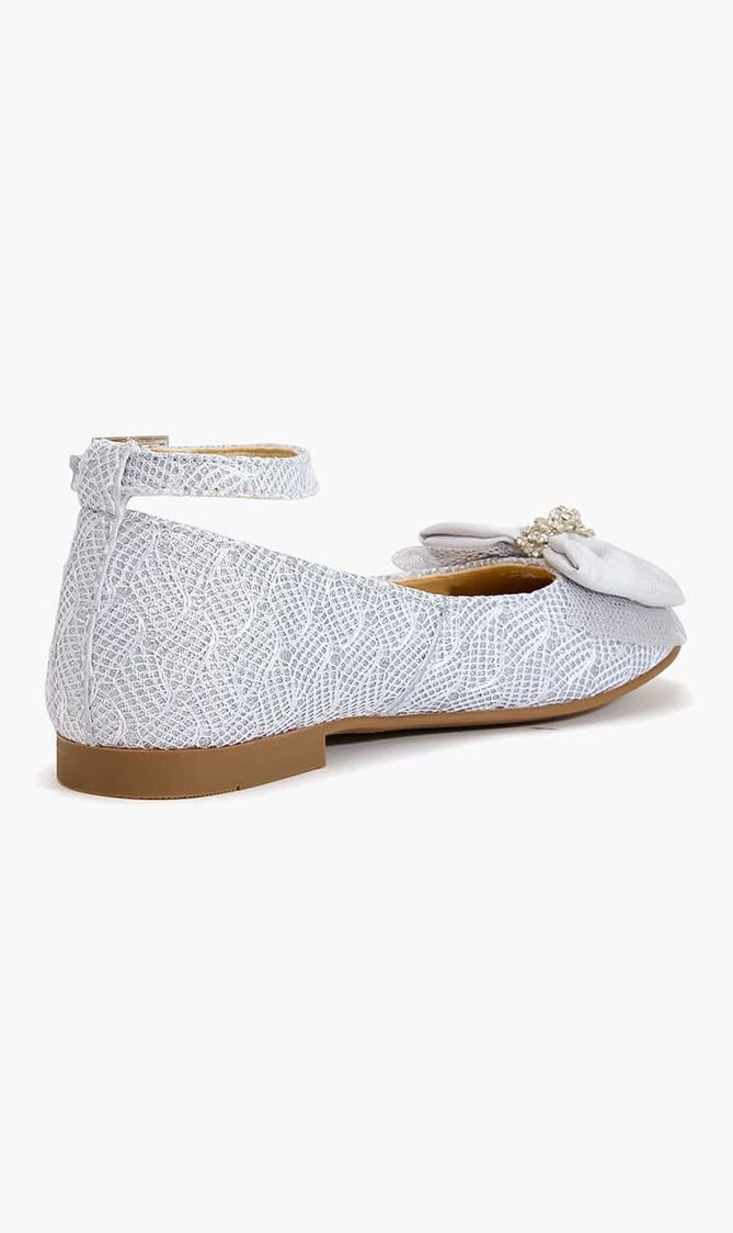 Bow Embellished Ballerinas