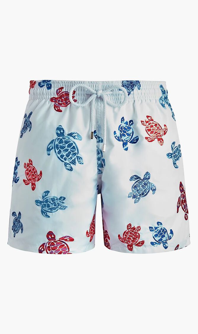Embroidered Tortue Swim Shorts