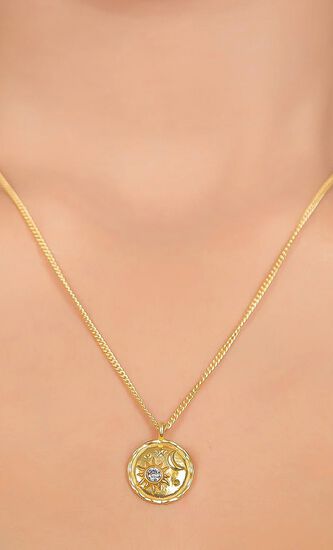 April Birthstone Necklace With Cz