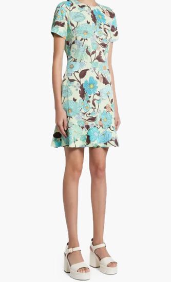 Garden Print Minidress