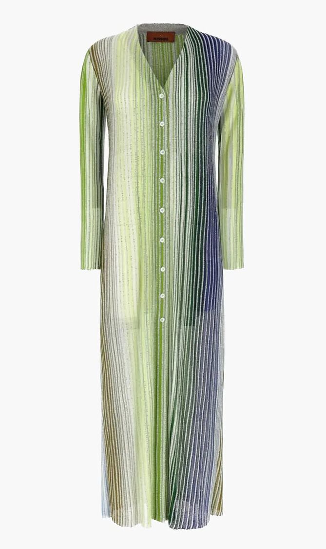 Long Cardigan with Sequins