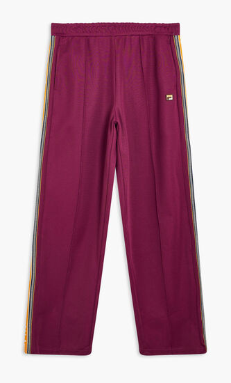 WIDE LEG TRACK PANT WITH TAPE