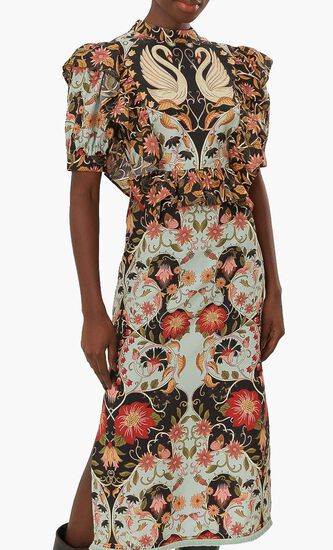 Flowing Beauty Midi Dress