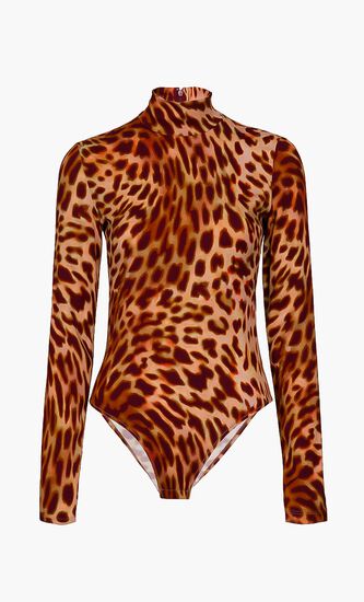 Leopard Print Bodysuit