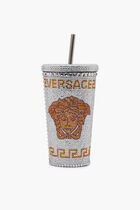 CRYSTAL MEDUSA TRAVEL CUP WHITE