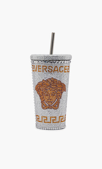 CRYSTAL MEDUSA TRAVEL CUP WHITE