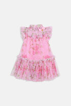 MARIGOLD FLOWER DRESS BEGONIA PINK