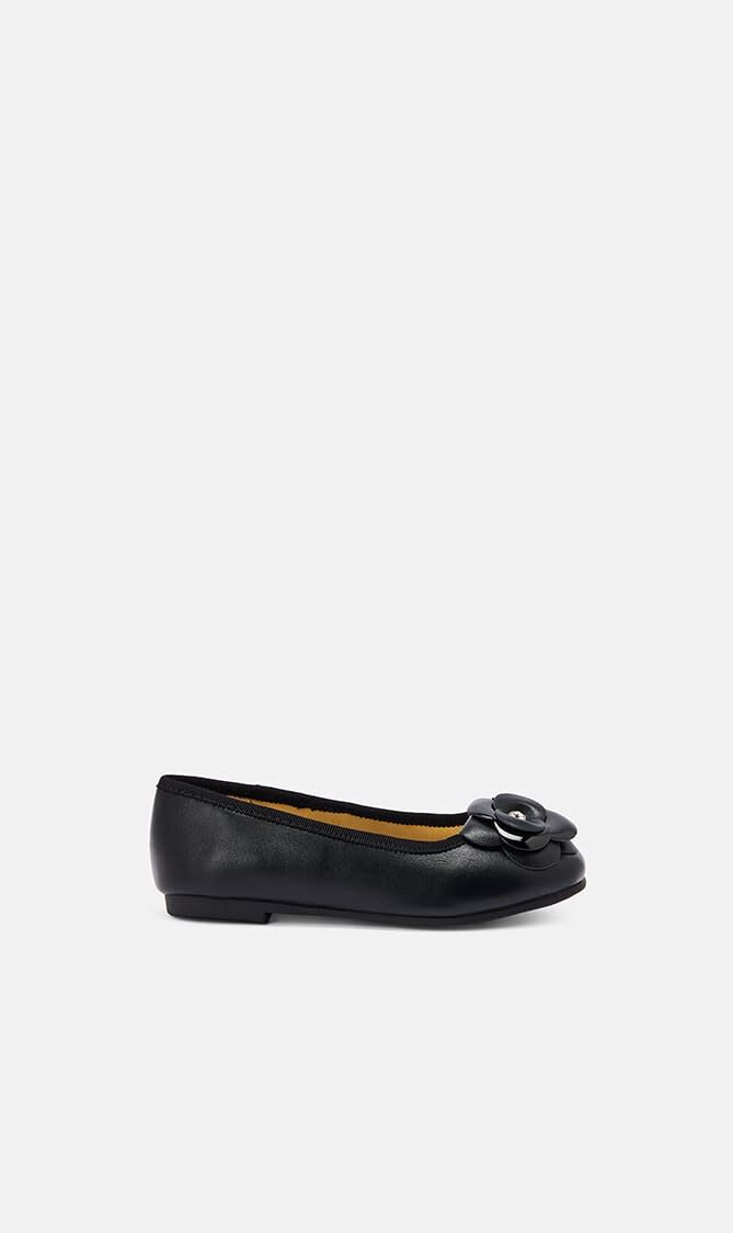 AVRIL ROSE BALLET PUMP BLACK