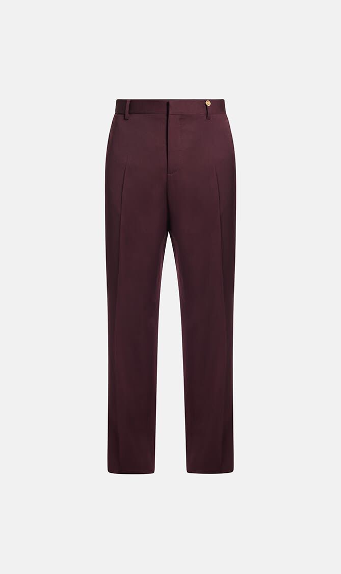 FORMAL PANT CINZED WOOL FABRIC