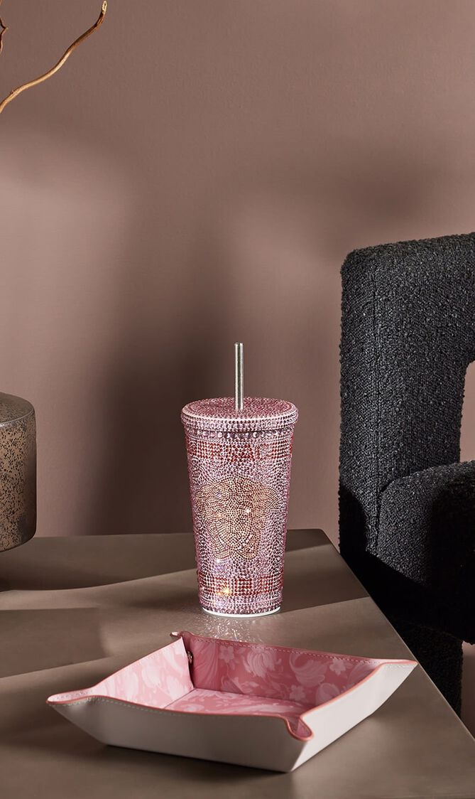 Medusa Crystal Travel Cup Pink