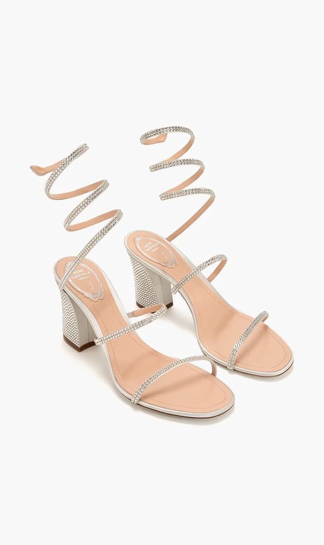 Grey Satin/C.Silver Shade Strass