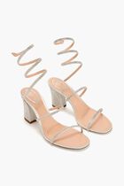 Grey Satin/C.Silver Shade Strass