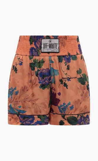 CAMOFLO JACQ PAJAMA SHORTS PEACH ORANGE