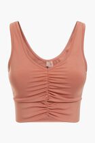 Draped Details Active Sports Bra