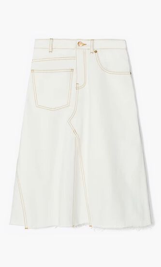 DENIM DECONSTRUCTED SKIRT