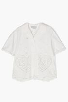 Broderie Anglaise Cotton Shirt