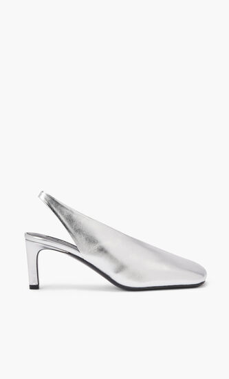 SCARPA DECOLLETE LAME CALF LEATHER
