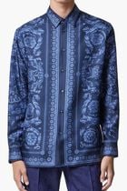 INFORMAL SHIRT BAROCCO PRINT SILK TWILL FABRIC