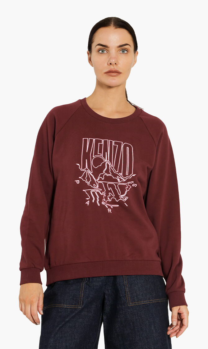 Embroidered Tiger Mountain Sweatshirt