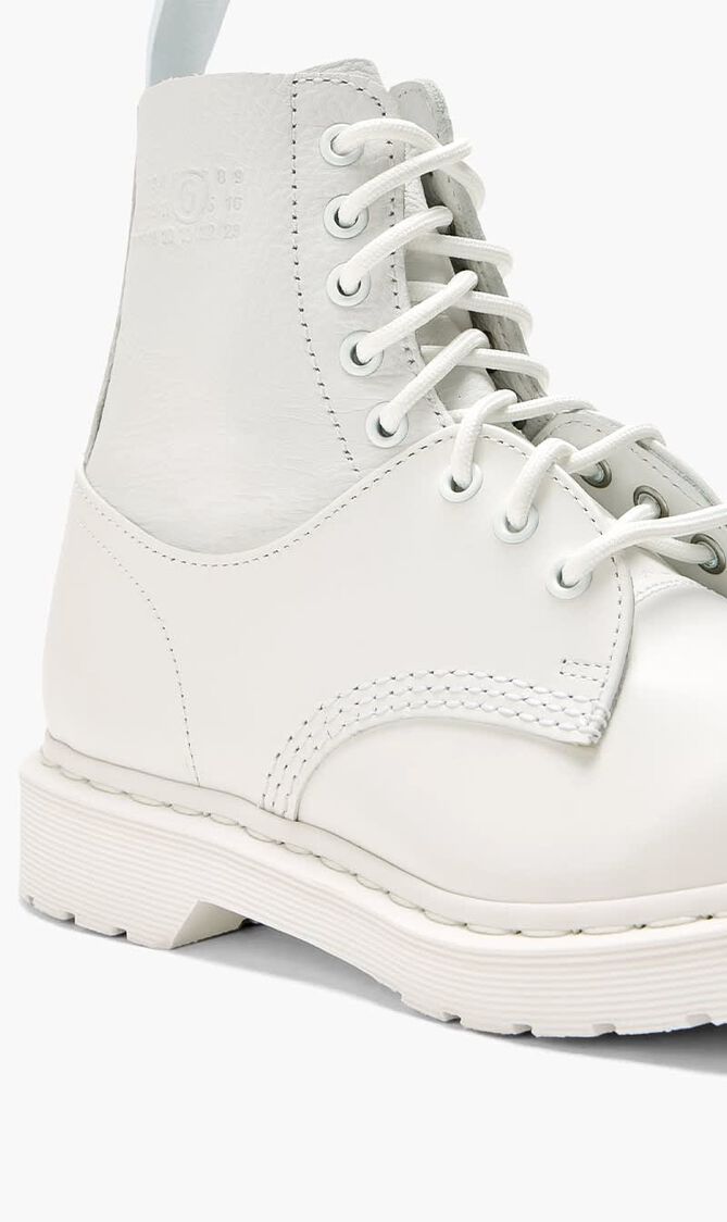 1460 8 EYE NO STEEL TOE MM6 X DR MARTENS
