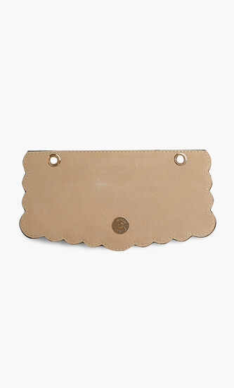 Flower Leather Small Flap