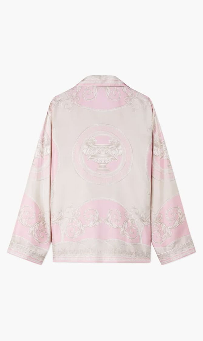 INFORMAL SHIRT COUPE DES DIEUX BAROCCO FOULARD ON RESPONSIBLE SILK TWILL