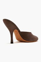 DATE MULE IN BROWN SUEDE