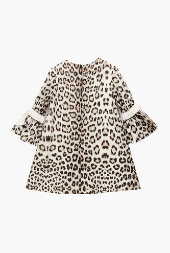 Leopard Print Bow Dress