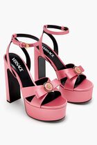 Gianni Ribbon Satin Sandals