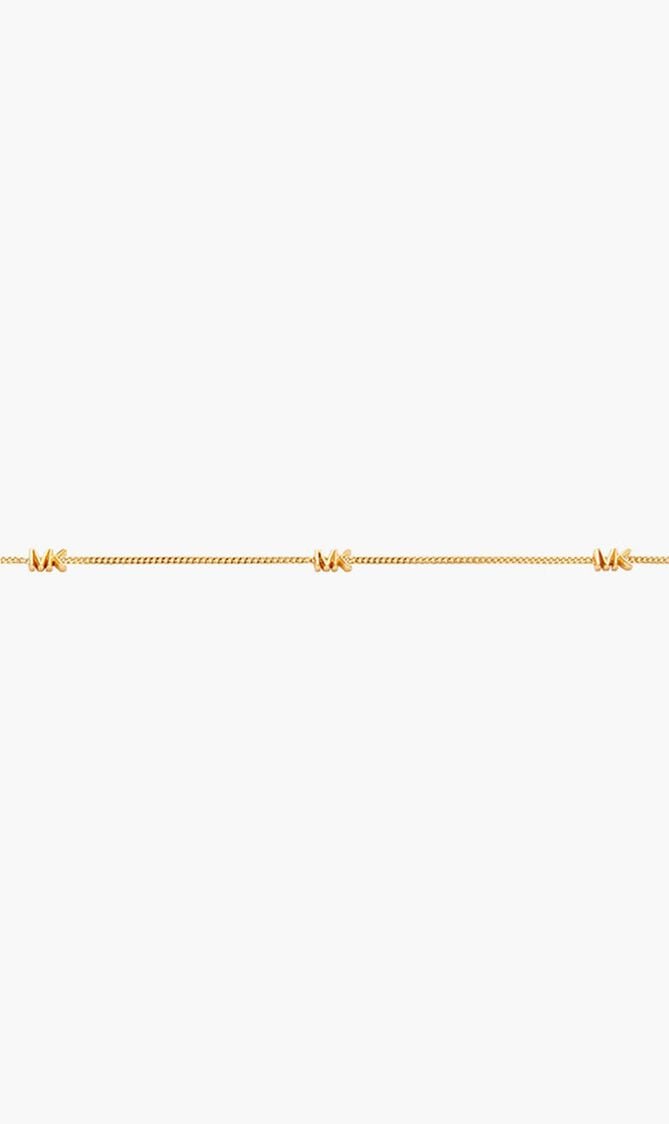 Precious Metal Logo Necklace