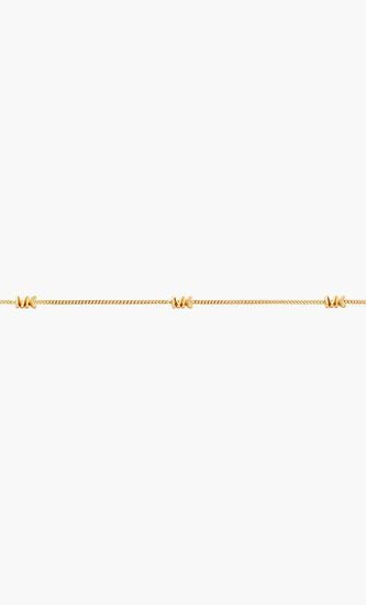 Precious Metal Logo Necklace