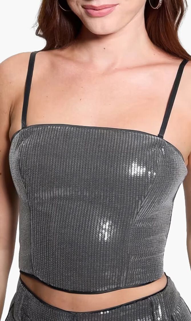Cassia Sequins Bustier