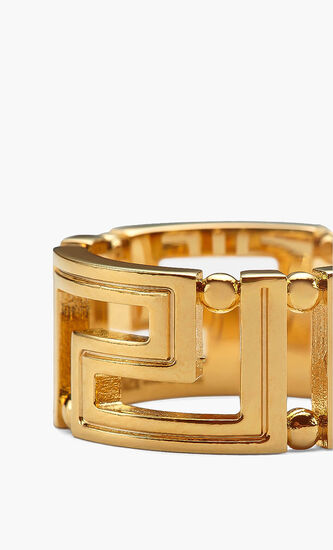 Greca Logo Ring