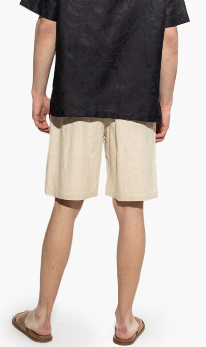 Barocco Jacquard Denim Shorts