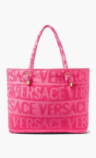 VSC CRYSTAL MEDUSA TOWEL TOTE BAG PINK