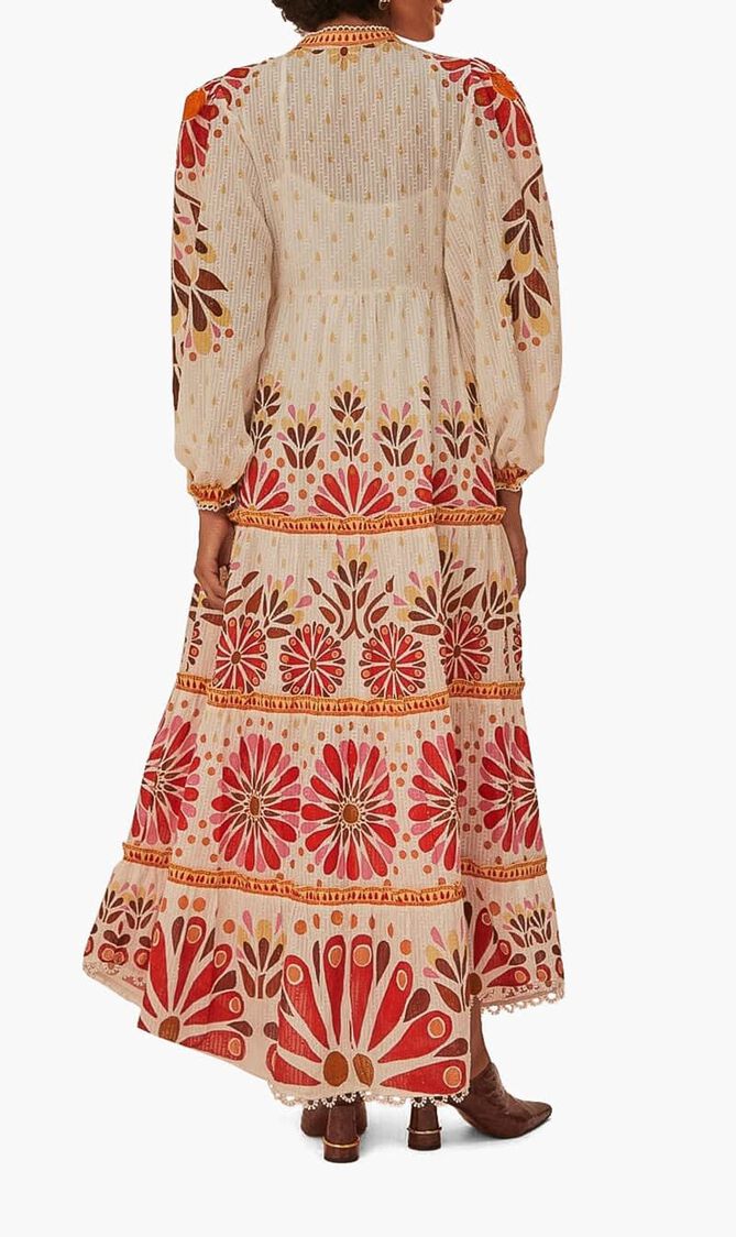 Ainika Flowers Maxi Dress