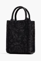 MINI TOTE EMBROIDERY JACQUARD BAROCCO+CALF