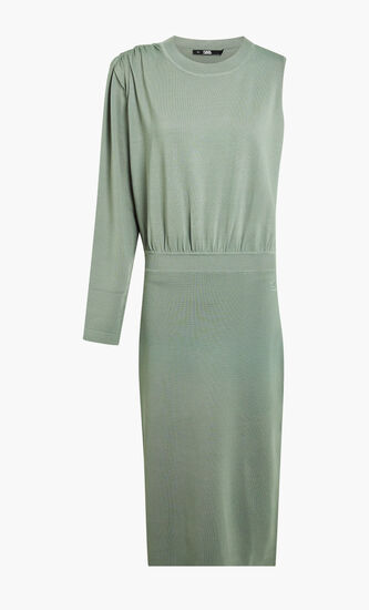 ASYMMETRIC KNIT DRESS