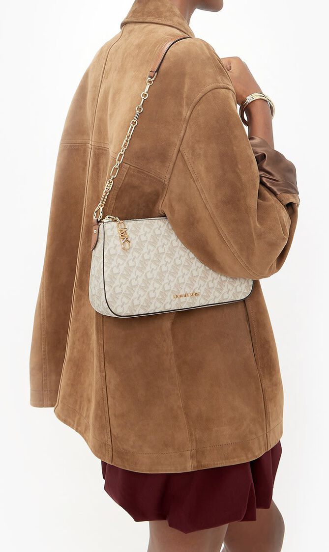 Empire medium chain-link pochette bag