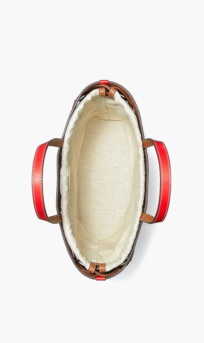 Ella Cutout Logo Small Tote Bag