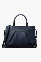 Enzo Medium Leather Satchel