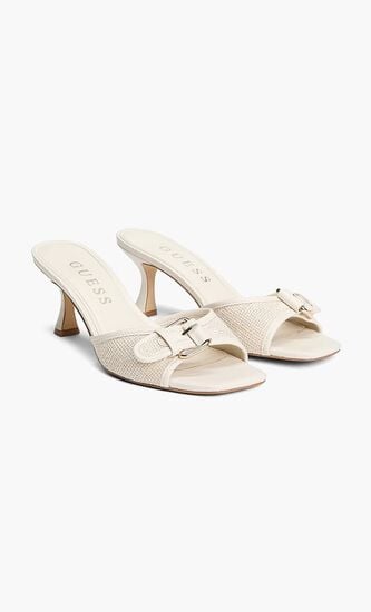 Dista Buckle Kitten Heels