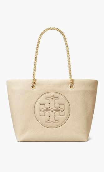 Ella Crinkle Patent Chain Tote