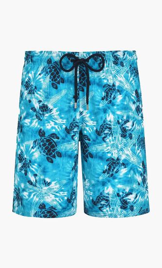 Starlettes and Turtle Tie Dye Swim Shorts