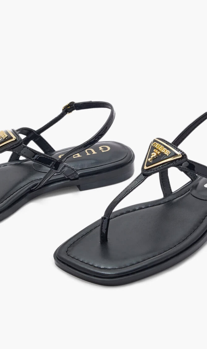 RAINEY FLAT SANDALS FANCY PATENT PU