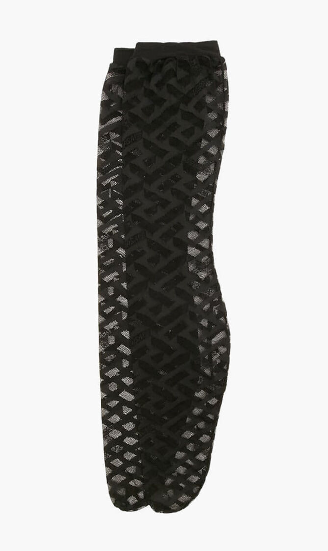 Monogram hosiery socks