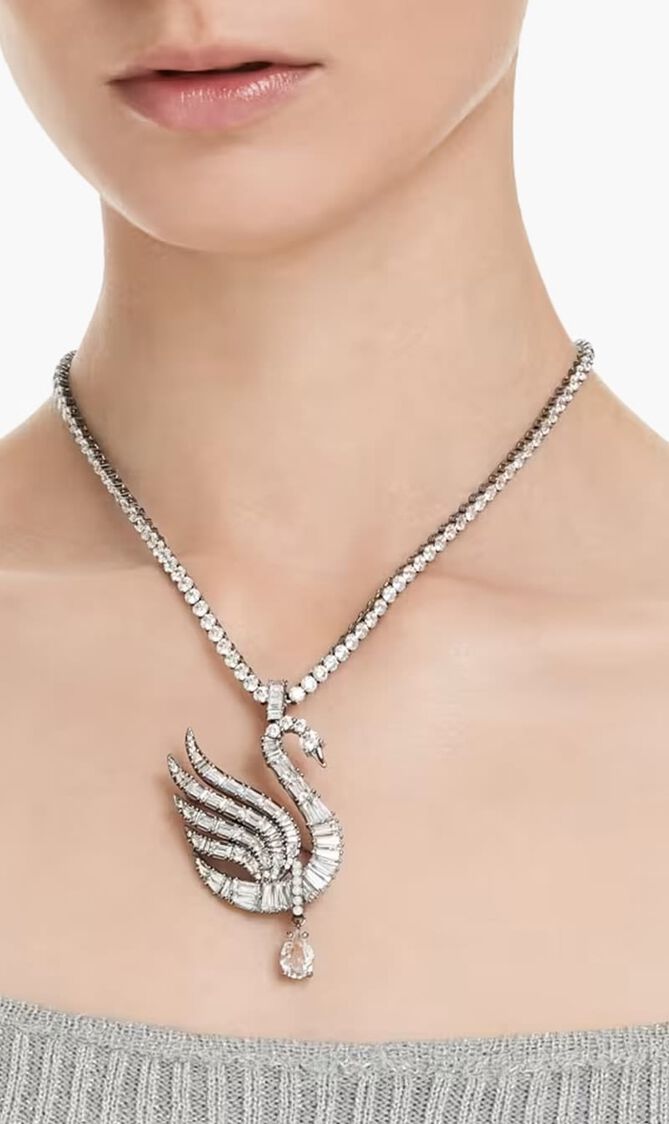 Swan Pendant and Brooch